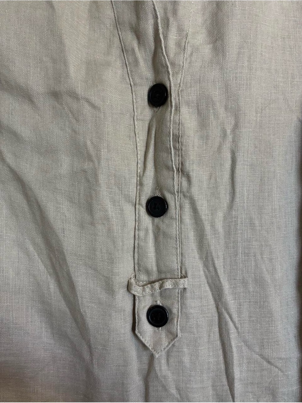 Coupe Linen Blouse Medium Lagenlook - Picture 8 of 8